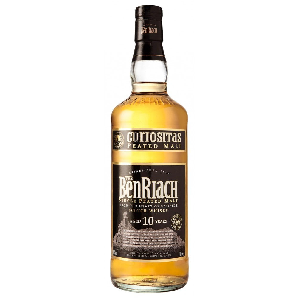 BenRiach Curiositas 10 Year Old Single Malt Scotch Whisky | 750ML at CaskCartel.com