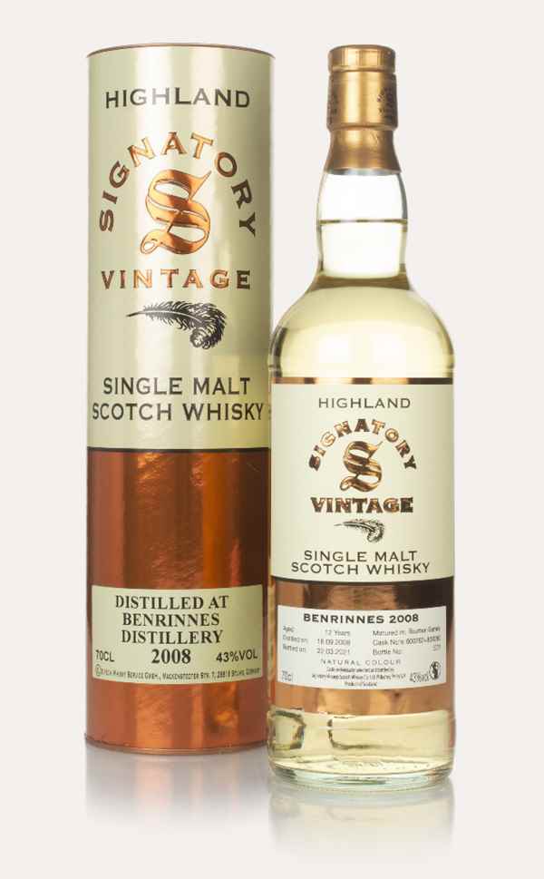 Benrinnes 12 Year Old 2008 (casks 800282 & 800283) - Signatory Scotch Whisky | 700ML at CaskCartel.com