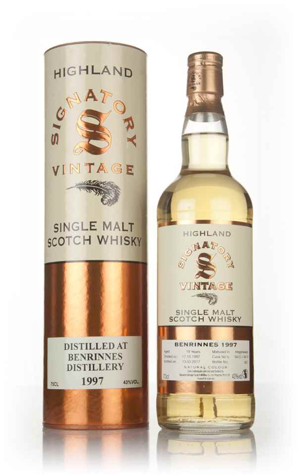 Benrinnes 19 Year Old 1997 (casks 9412 & 9419) - Signatory Scotch Whisky | 700ML at CaskCartel.com