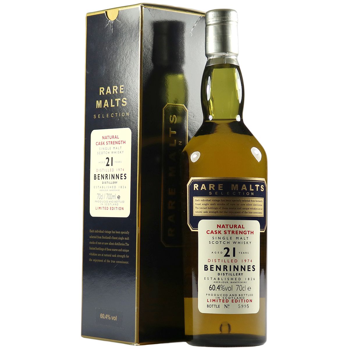 Benrinnes 21 Year Old (D.1974) Rare Malts Selection Scotch Whisky | 700ML at CaskCartel.com