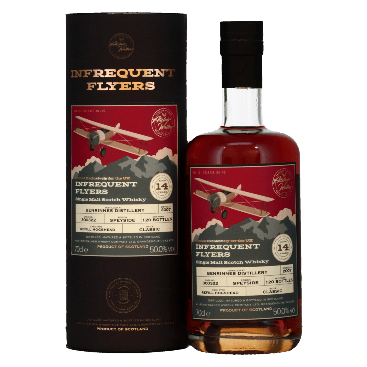 Benrinnes Infrequent Flyers Single Cask #300322 (UK Exclusive) 2007 14 Year Old Whisky | 700ML at CaskCartel.com