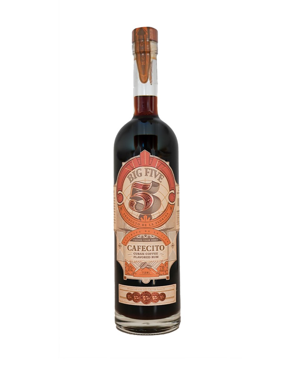 Big Five Rum Cafecito Cuban Coffee Flavored Rum at CaskCartel.com