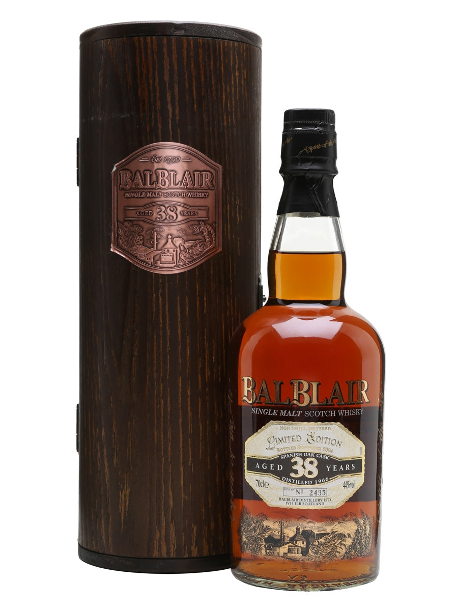 Balblair 1966 38 Year Old Spanish Oak Cask Highland Single Malt Scotch Whisky - CaskCartel.com