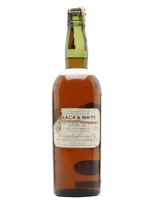Black & White Bot.1940s Spring Cap Blended Scotch Whisky | 700ML at CaskCartel.com