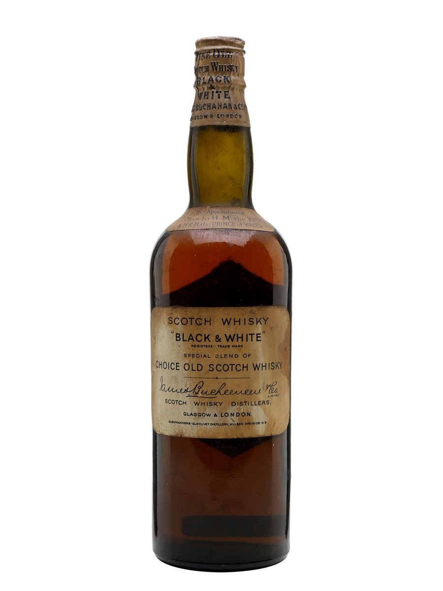 Black & White Bot.1930s Spring Cap Blended Scotch Whisky | 700ML at CaskCartel.com