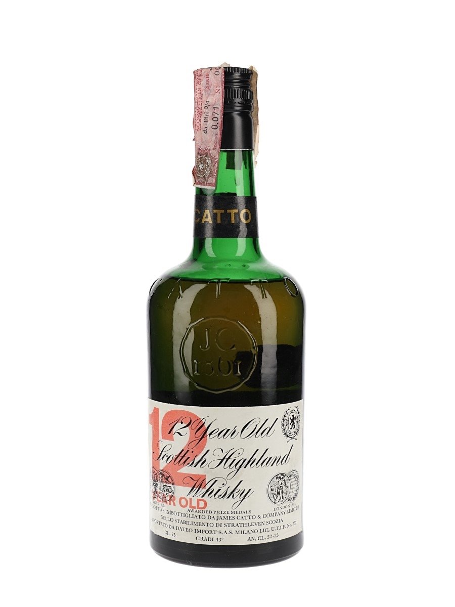 Catto 12 Year Old Bot.1970s Blended Scotch Whisky | 700ML at CaskCartel.com