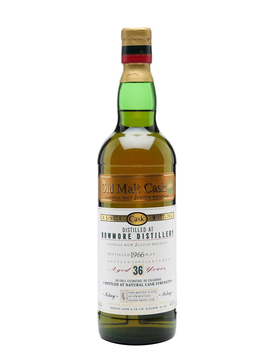 Bowmore 1966 36 Year Old Old Malt Cask Islay Single Malt Scotch Whisky | 700ML at CaskCartel.com