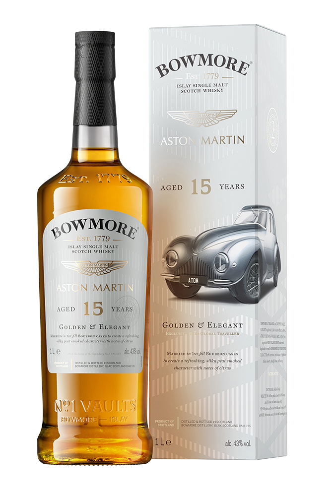 Bowmore 15 Year Old Golden & Elegant - Aston Martin Edition at CaskCartel.com