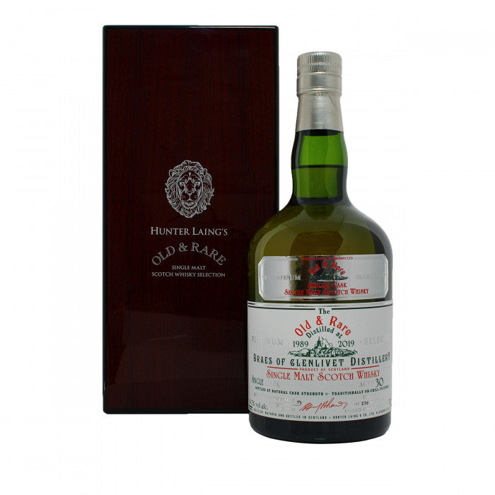 Braes of Glenlivet 30 Year Old 1989 Old & Rare Platinum Single Malt Scotch Whisky - CaskCartel.com