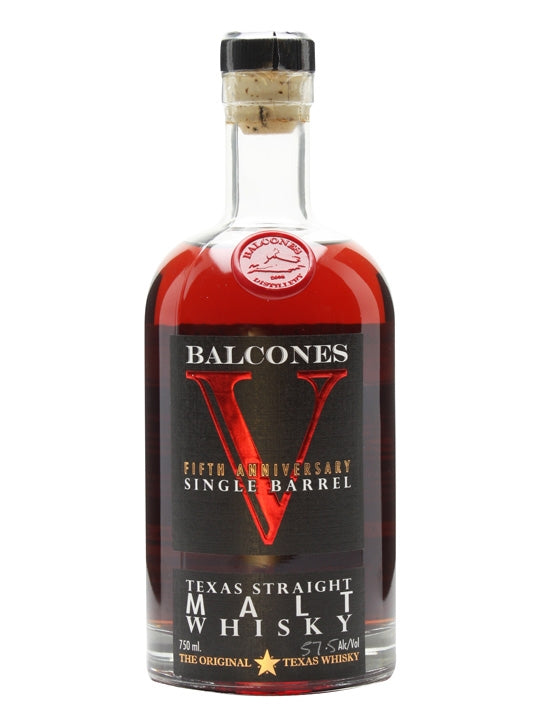 Balcones 5th Anniversary Rumble Cask Reserve Finish Signle Barrel Texas Straight Malt Whisky - CaskCartel.com