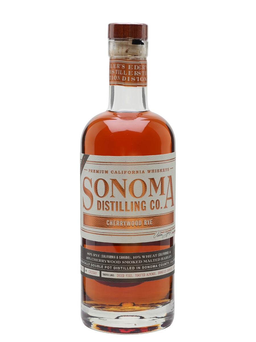 Sonoma Distilling Company Cherrywood Smoked Bourbon Whiskey - CaskCartel.com