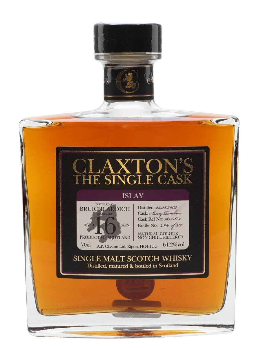 Bruichladdich Claxton's Single Cask 2002 16 Year Old Whisky | 700ML at CaskCartel.com