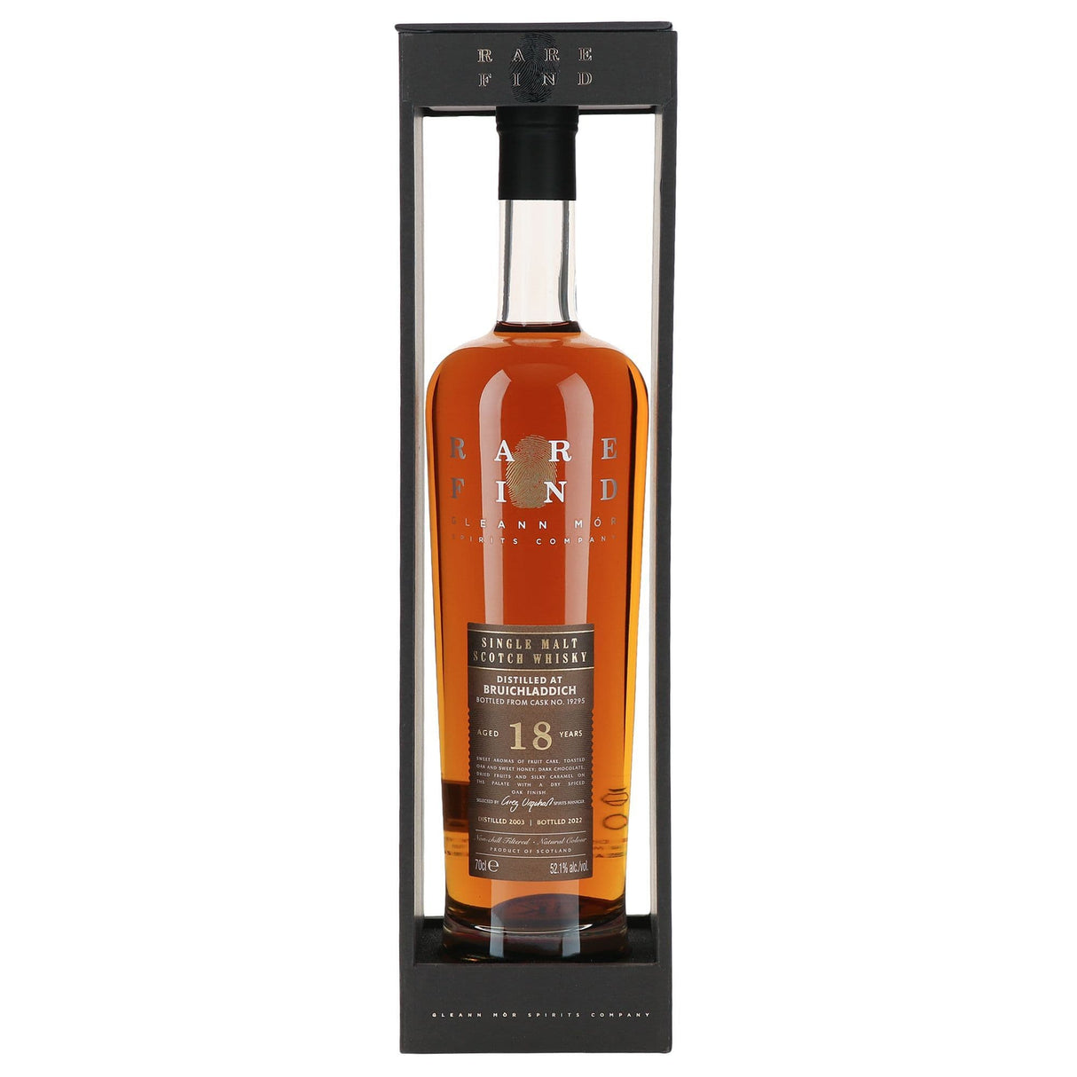 Bruichladdich Gleann Mor Rare Find Single Cask #19295 2003 18 Year Old Whisky | 700ML at CaskCartel.com