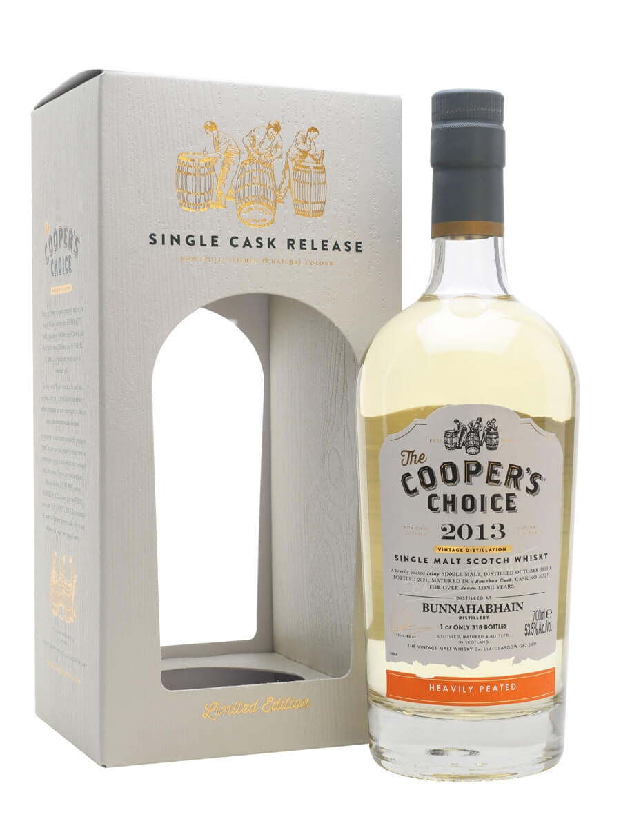 Bunnahabhain Cooper's Choice Single Bourbon Cask #10527 2013 7 Year Old Whisky | 700ML at CaskCartel.com