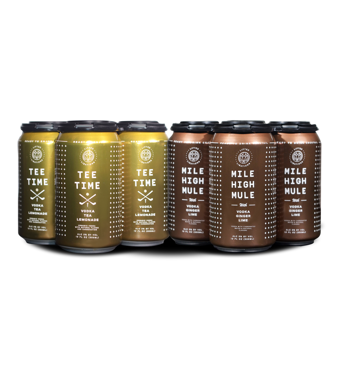 Lifted Libations Mile High Mule & Tee Time Combo (8) Cans at CaskCartel.com