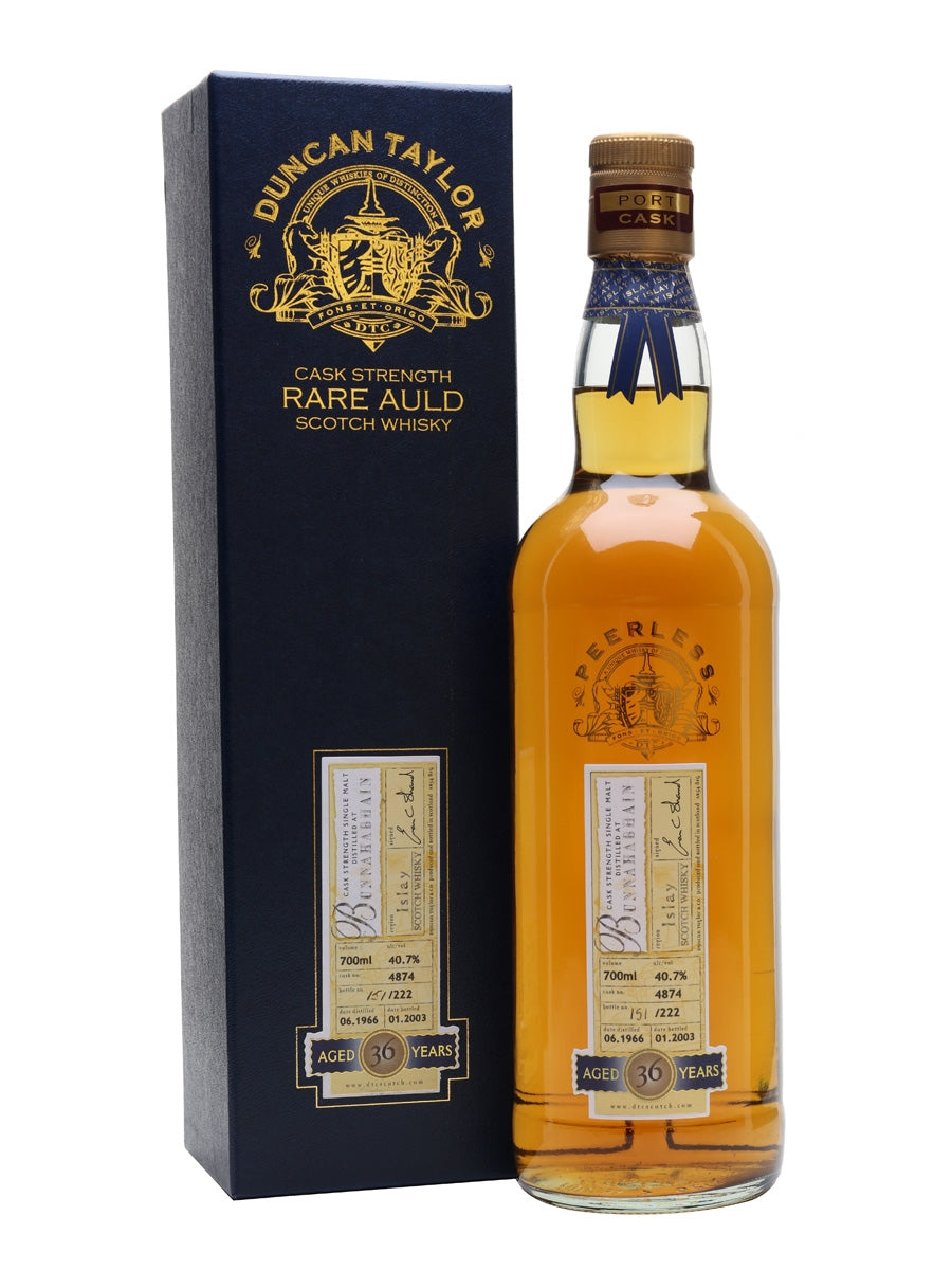 Bunnahabhain 1966 36 Year Old Peerless Islay Single Malt Scotch Whisky | 700ML at CaskCartel.com