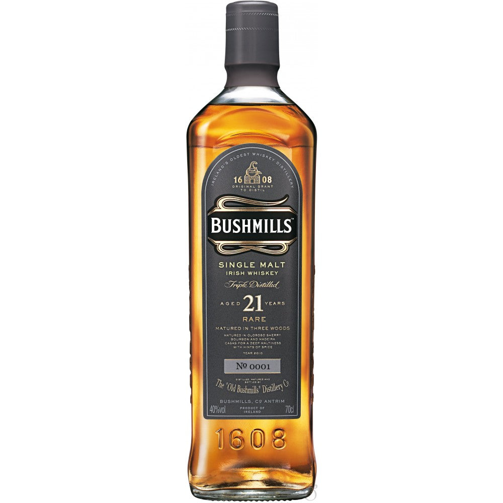 Bushmills 21 Year Old Single Malt Irish Whiskey - CaskCartel.com