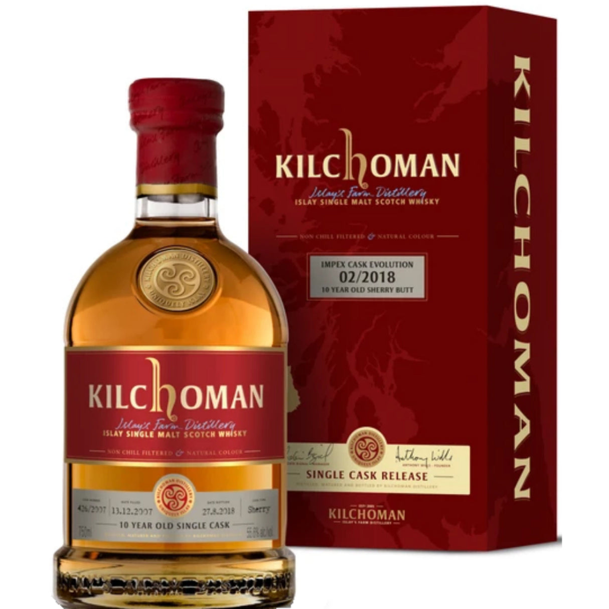 Kilchoman - Impex Cask Evolution - 02/2018 - 10 Year - Single Cask - Islay Single Malt Scotch Whisky at CaskCartel.com