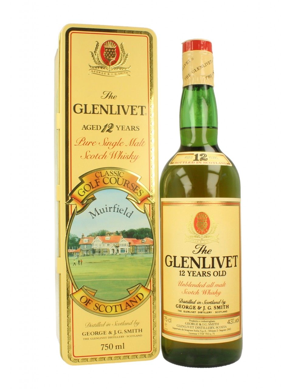 The Glenlivet 12 Year Old Classic Golf Courses Muirfield Scotch Whisky at CaskCartel.com