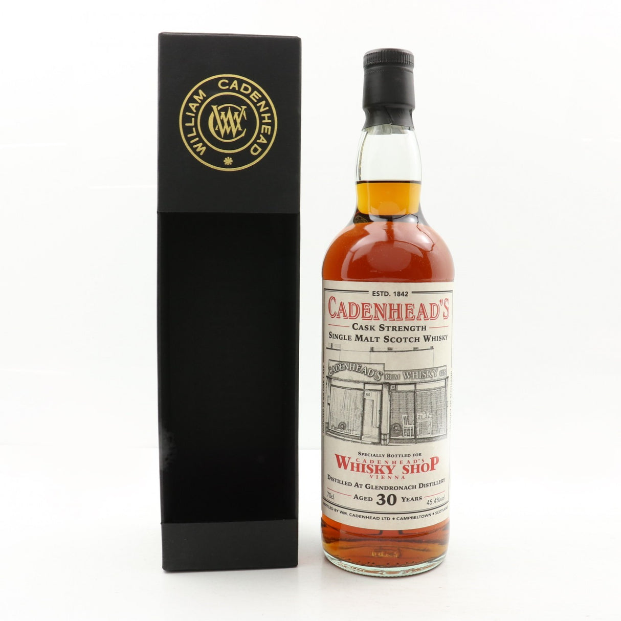 Glendronach 1990 Cadenhead's 30 Year Old Single Malt Scotch Whisky at CaskCartel.com