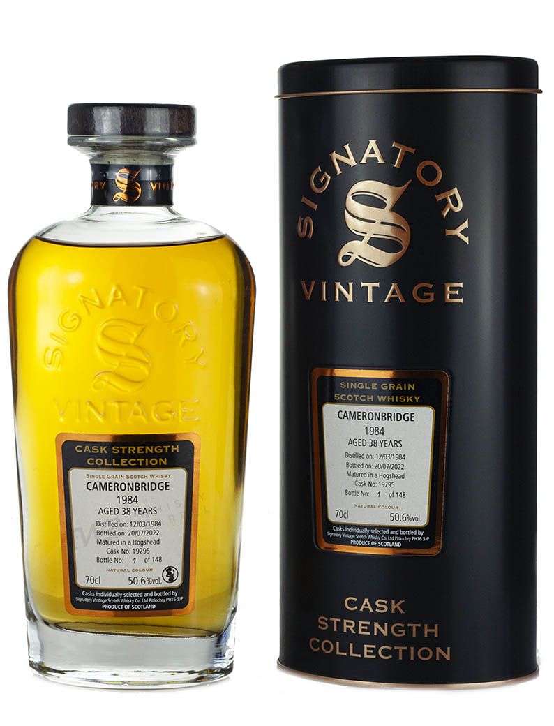 Cameronbridge 38 Year Old (D.1984 B.2022) Signatory Vintage Scotch Whisky | 700ML at CaskCartel.com