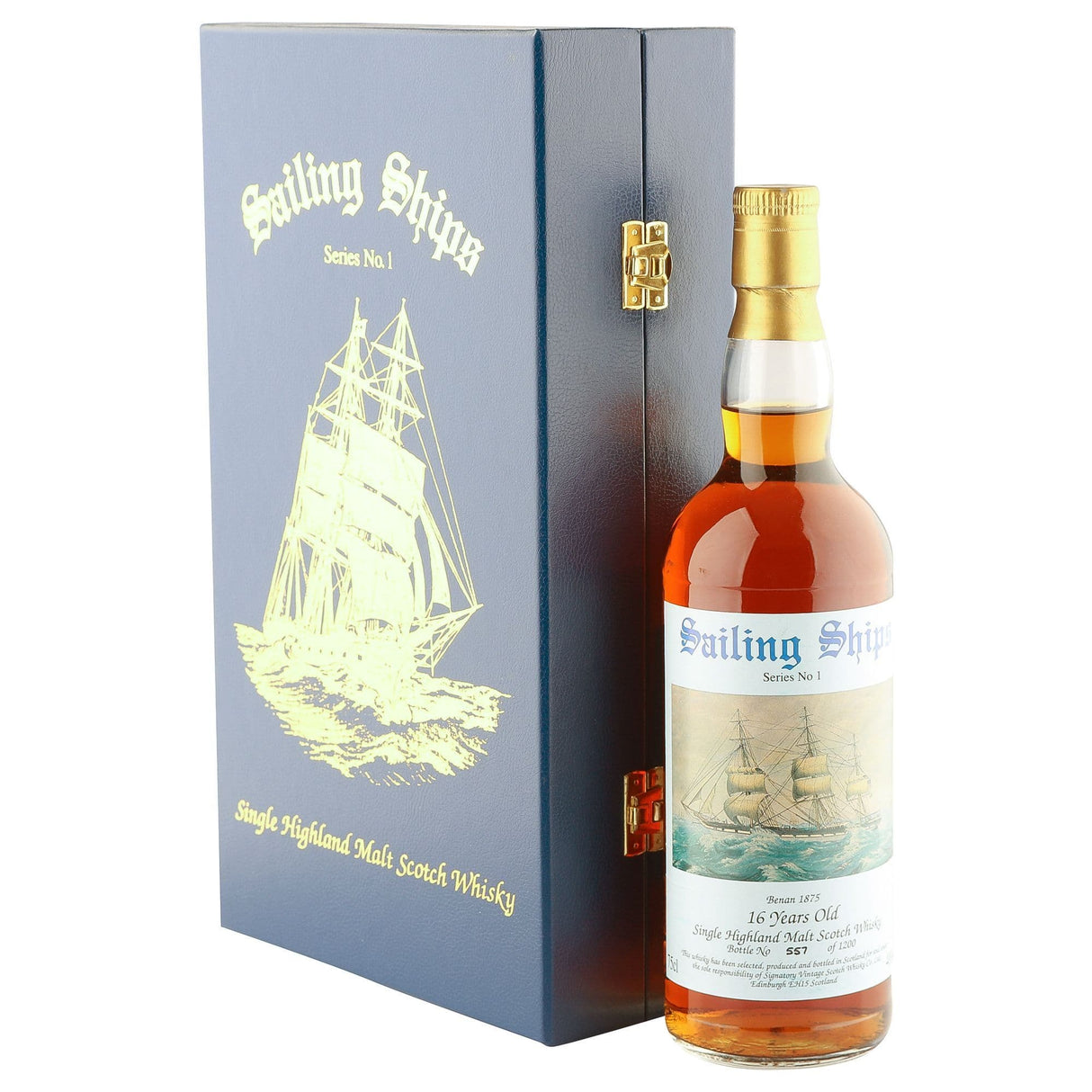 Caperdonich 16 Year Old (D.1972, B.1988) Sailing Ships Signatory Vintage Scotch Whisky at CaskCartel.com