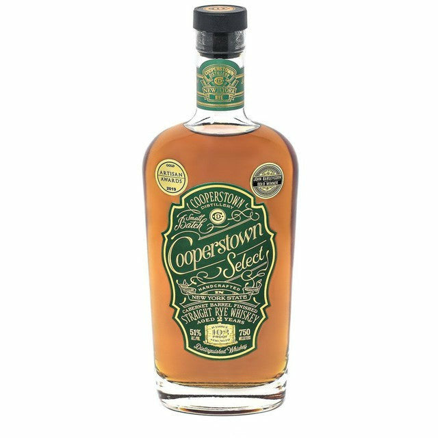 Cooperstown Select Straight Rye Whiskey at CaskCartel.com