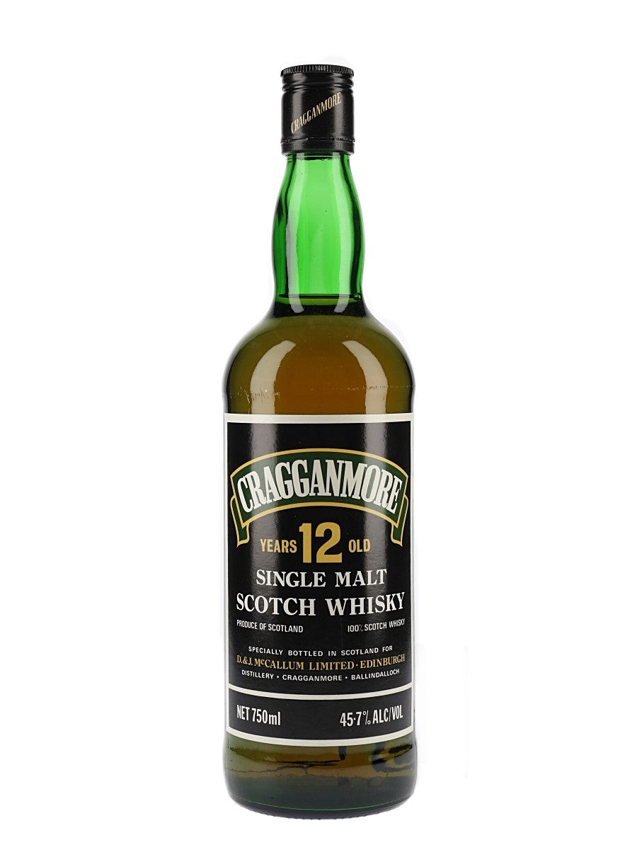 Cragganmore 12 Year Old Bot.1980s Speyside Single Malt Scotch Whisky | 700ML at CaskCartel.com
