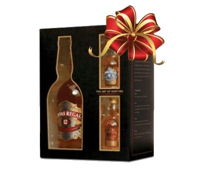 Chivas Regal 12 Year Scotch Whisky Gift Set with Miniatures - CaskCartel.com