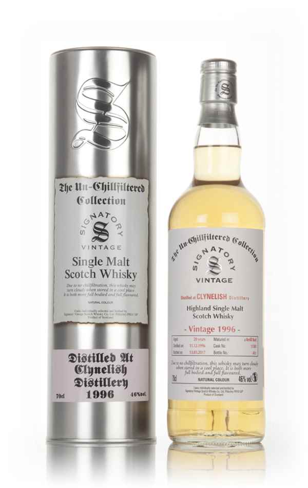 Clynelish 20 Year Old 1996 (casks 11381) - Un-Chillfiltered Collection (Signatory) Scotch Whisky | 700ML at CaskCartel.com