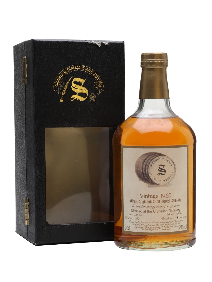 Clynelish 1965 29 Year Old Sherry Cask #667 Signatory Highland Single Malt Scotch Whisky | 700ML at CaskCartel.com