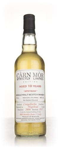Craigellachie 10 Year Old 2006 (bottled 2017) - Strictly Limited (Carn Mor) Scotch Whisky | 700ML at CaskCartel.com
