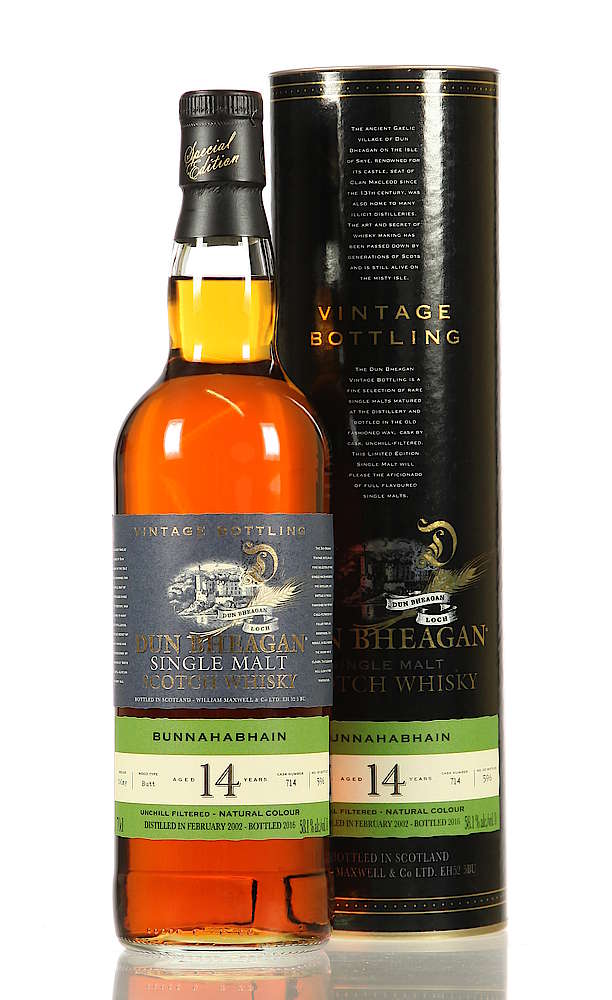 Bunnahabhain 14 Year Old (D.2002, B.2016) Dun Bheagan Scotch Whisky | 700ML at CaskCartel.com