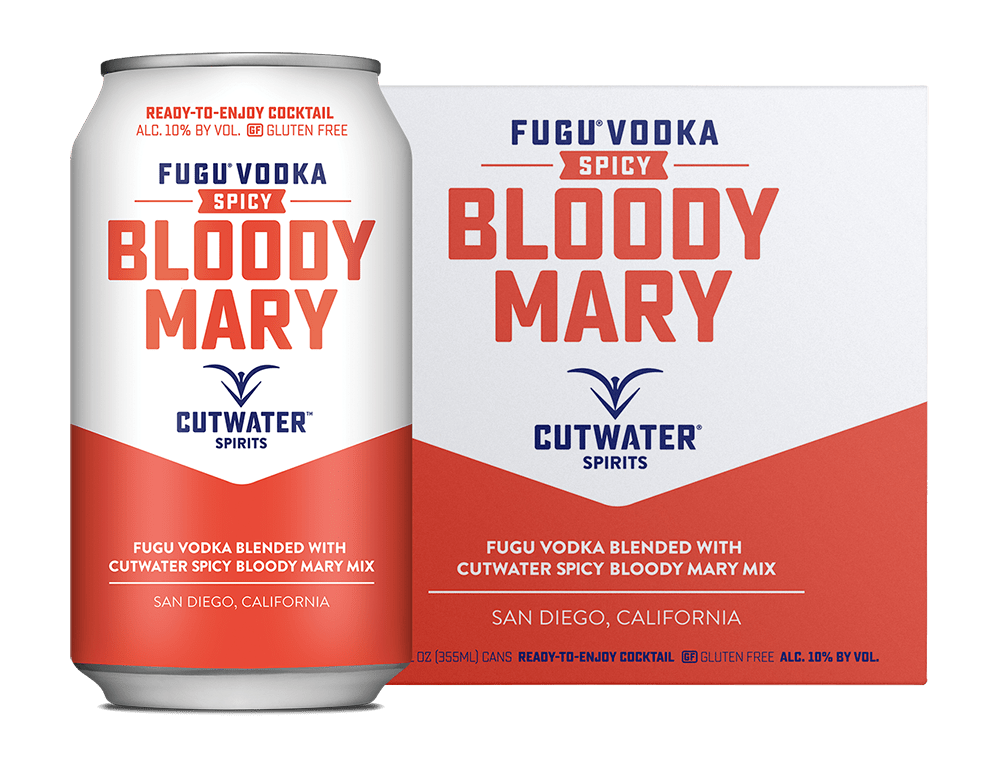 Cutwater | Fugu Vodka Spicy Bloody Mary (4) Pack Cans CaskCartel com