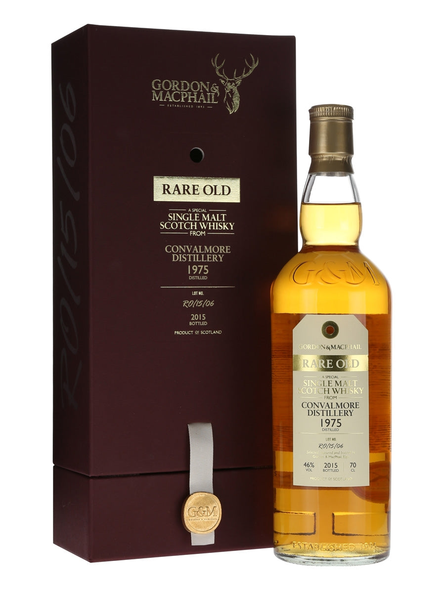 Convalmore 1975 39 Year Old Rare Old Gordon & MacPhail Speyside Single Malt Scotch Whisky | 700ML at CaskCartel.com