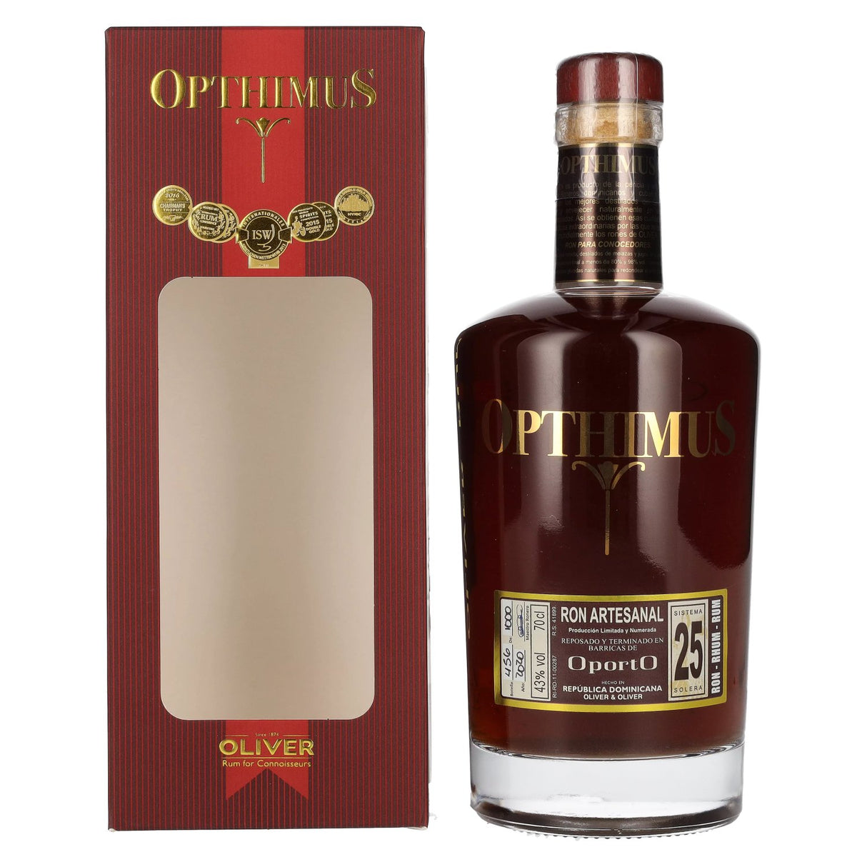 Ron Opthimus Oporto 25 Sistema Solera Rum | 700ML at CaskCartel.com