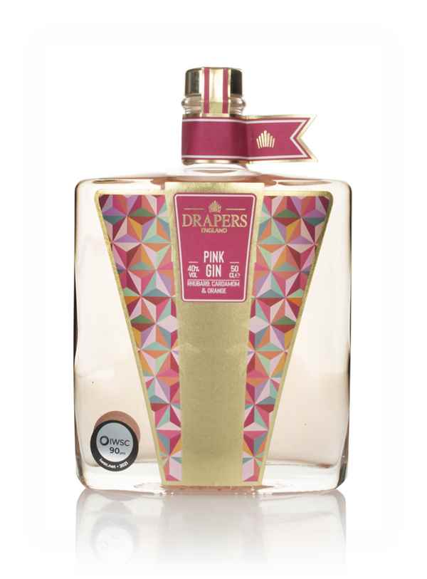 Drapers England Pink - Rhubarb, Cardamom & Orange Gin | 500ML at CaskCartel.com