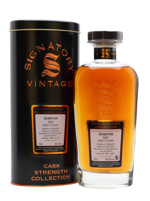 Deanston 2007 13 Year Old Signatory Highland Single Malt Scotch Whisky | 700ML at CaskCartel.com