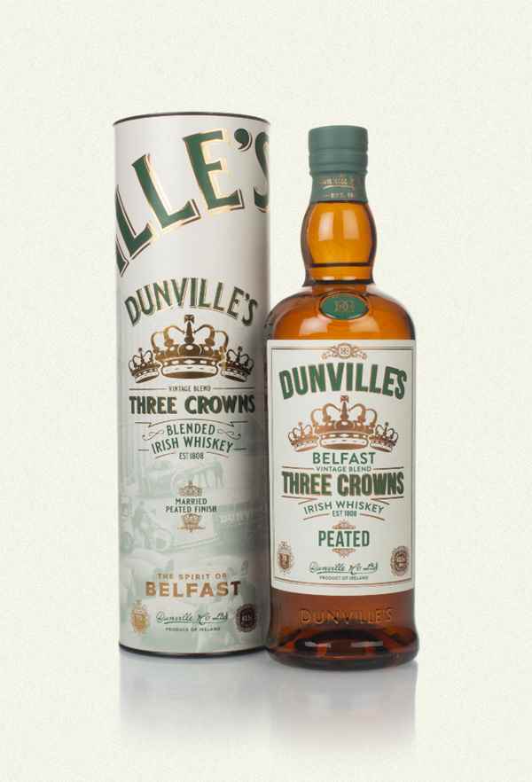 Dunville's Peated Three Crowns Irish Whiskey | 700ML at CaskCartel.com