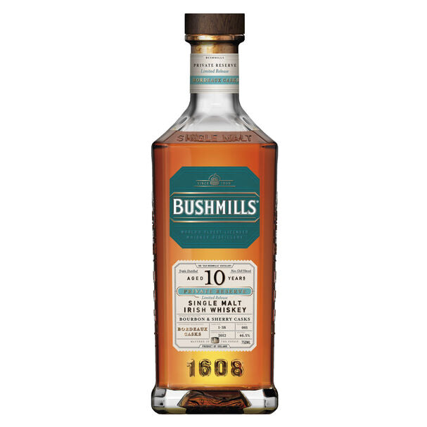 Bushmills® Private Reserve Limited Release 10 Year Old Bordeaux Cask Single Malt Irish Whiskey at CaskCartel.com