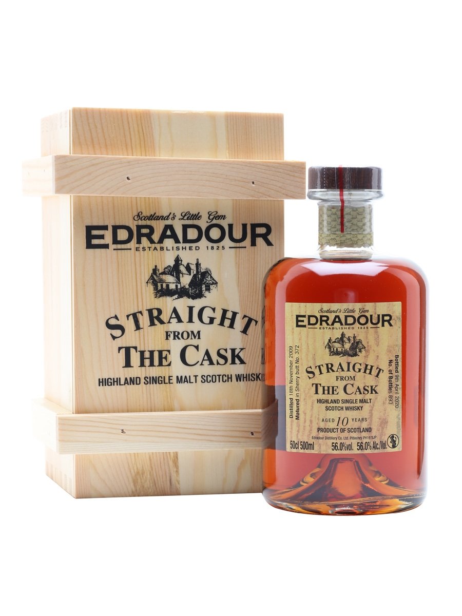 Edradour 2009 10 Year Old Sherry Butt Highland Single Malt Scotch Whisky | 500ML at CaskCartel.com