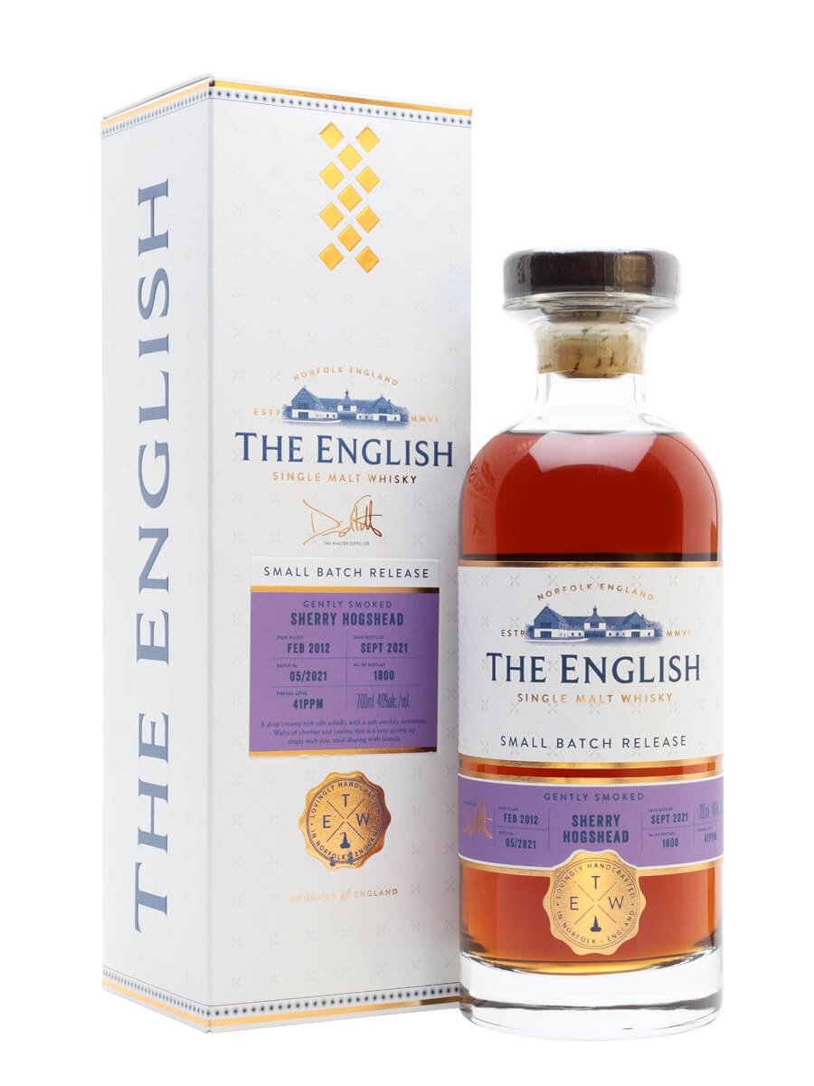 The English Gently Smoked Sherry Cask 2012 2021 Release English Single Malt Whisky | 700ML at CaskCartel.com