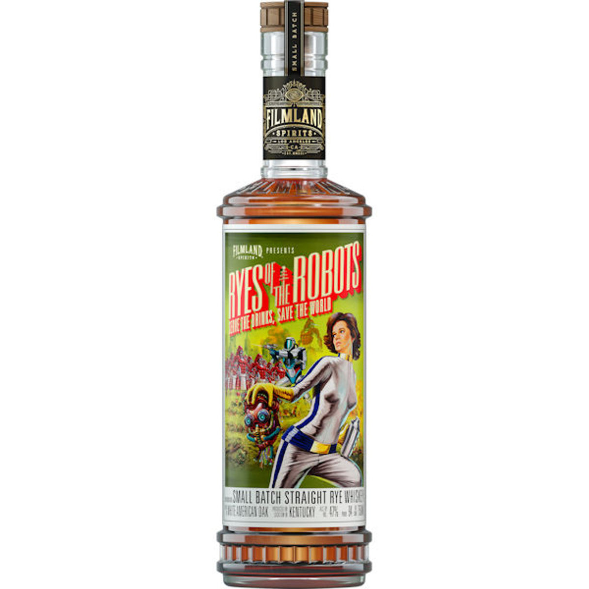 Filmland Spirits Ryes of The Robots Small Batch Straight Rye Whiskey at CaskCartel.com