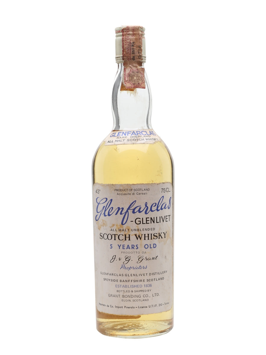 Glenfarclas 5 Year Old Bot.Early 1970s Speyside Single Malt Scotch Whisky | 700ML at CaskCartel.com