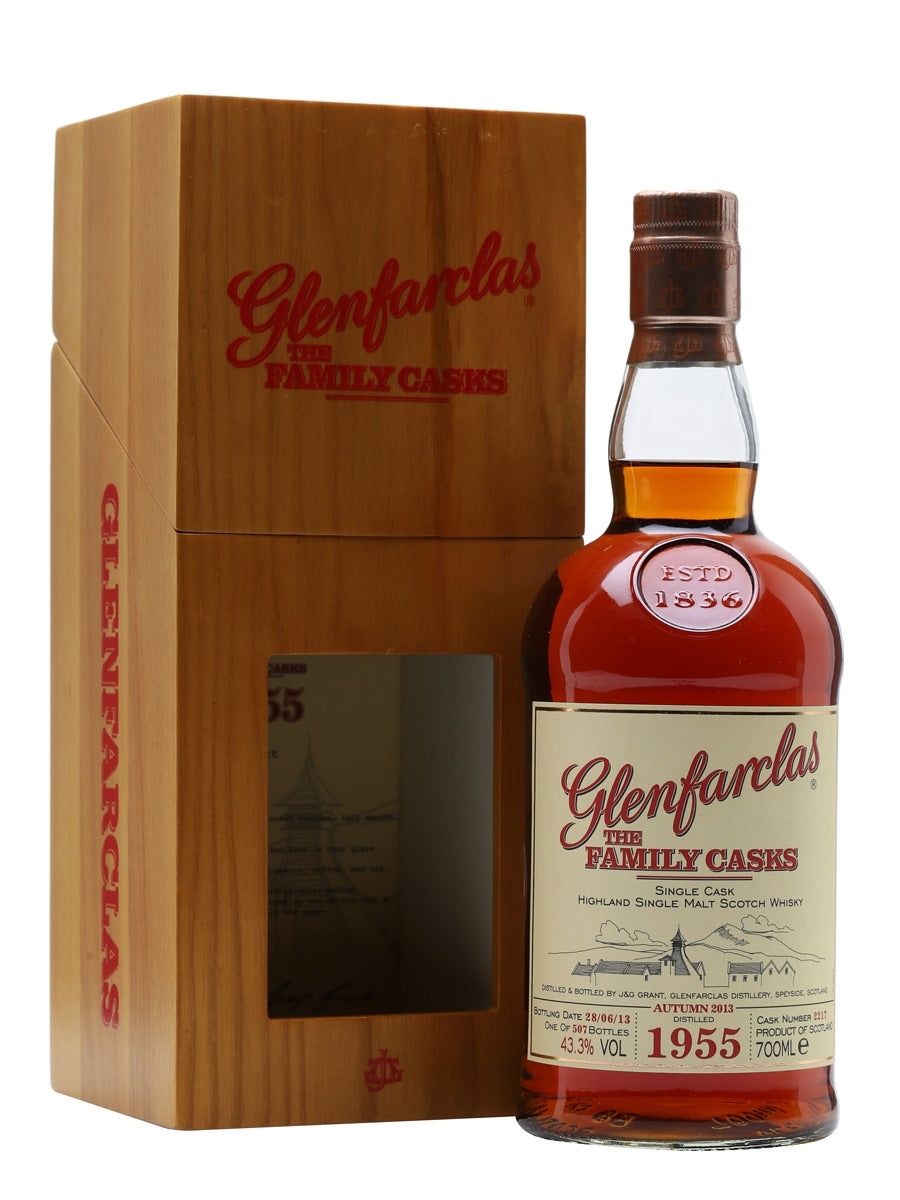 Glenfarclas 1955 Family Casks A13 Sherry Cask Speyside Single Malt Scotch Whisky | 700ML at CaskCartel.com