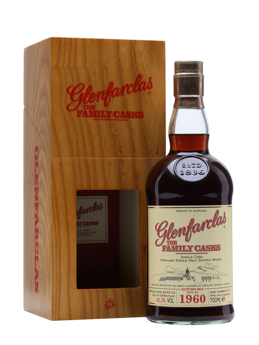 Glenfarclas 1960 Family Casks 2014 Sherry Cask #1771 Speyside Single Malt Scotch Whisky | 700ML at CaskCartel.com