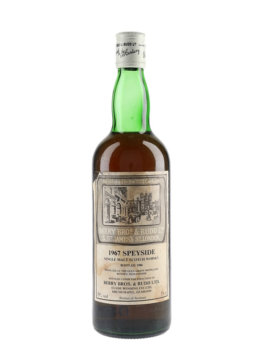 Glen Grant 1967 Bot.1986 Berry Bros & Rudd Speyside Single Malt Scotch Whisky | 700ML at CaskCartel.com