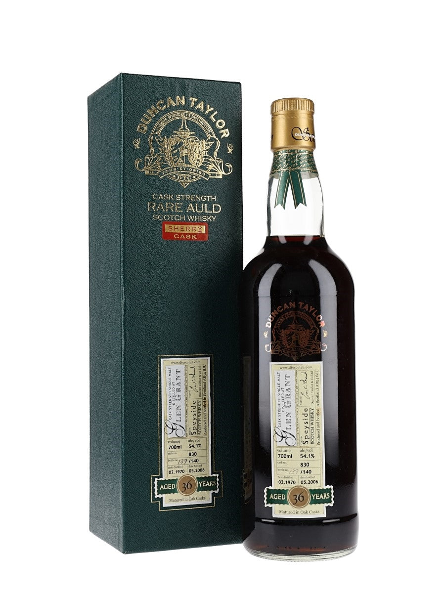 Glen Grant 1970 36 Year Old Duncan Taylor Speyside Single Malt Scotch Whisky | 700ML at CaskCartel.com