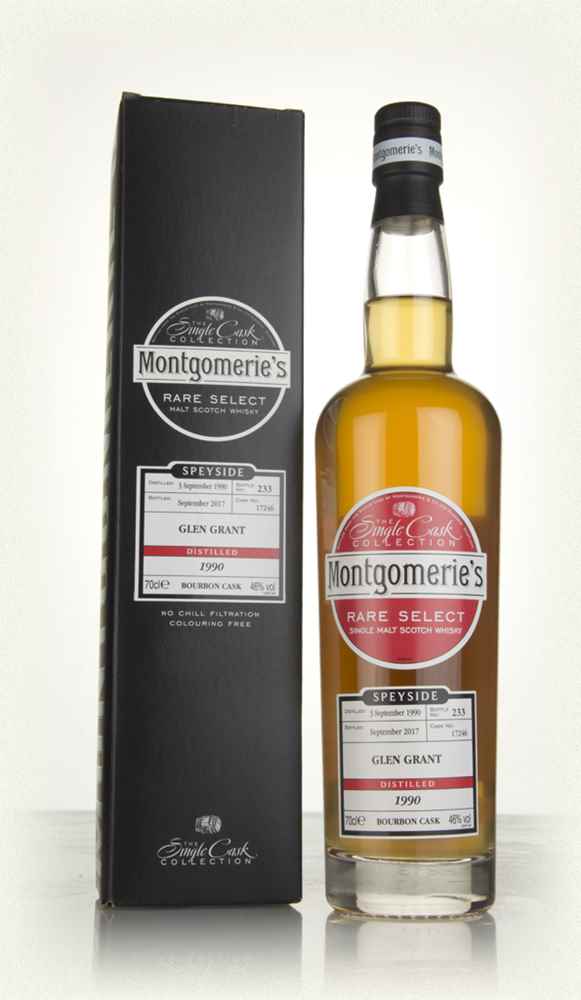 Glen Grant 1990 (cask 17246) (bottled 2017) - Rare Select (Montgomerie's) Scotch Whisky | 700ML at CaskCartel.com