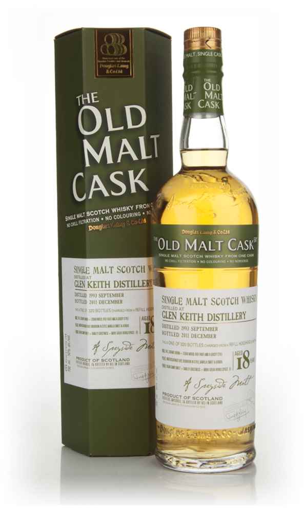 Glen Keith 18 Year Old 1993 - Old Malt Cask (Douglas Laing) Scotch Whisky | 700ML at CaskCartel.com